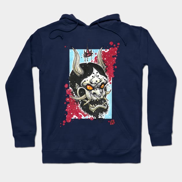 Oni Mask Hoodie by NRdoggy